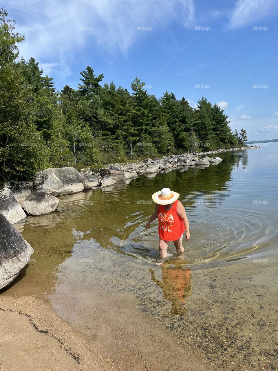 Keeping cool on a summer day