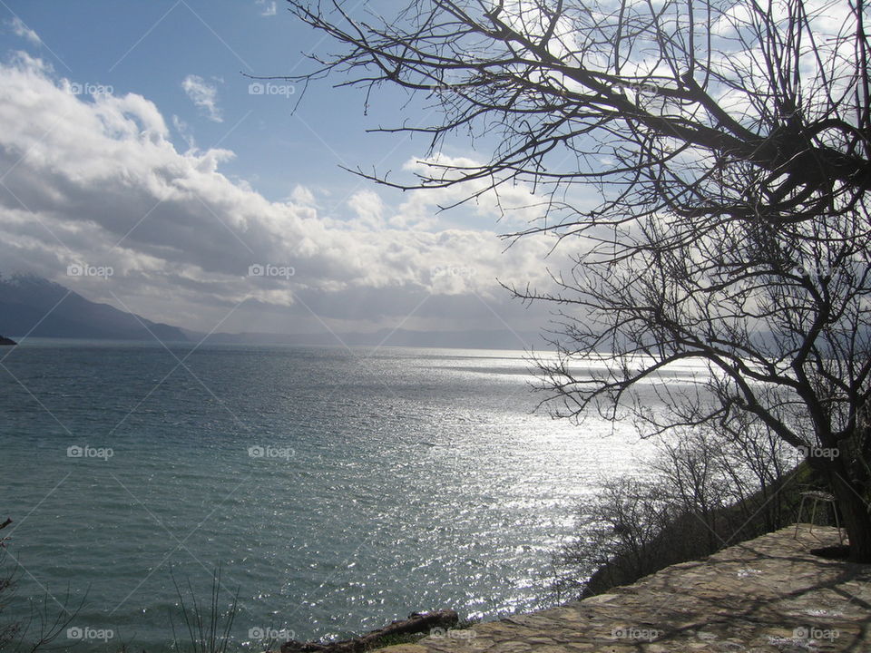 Lake Ohrid in Macedonia