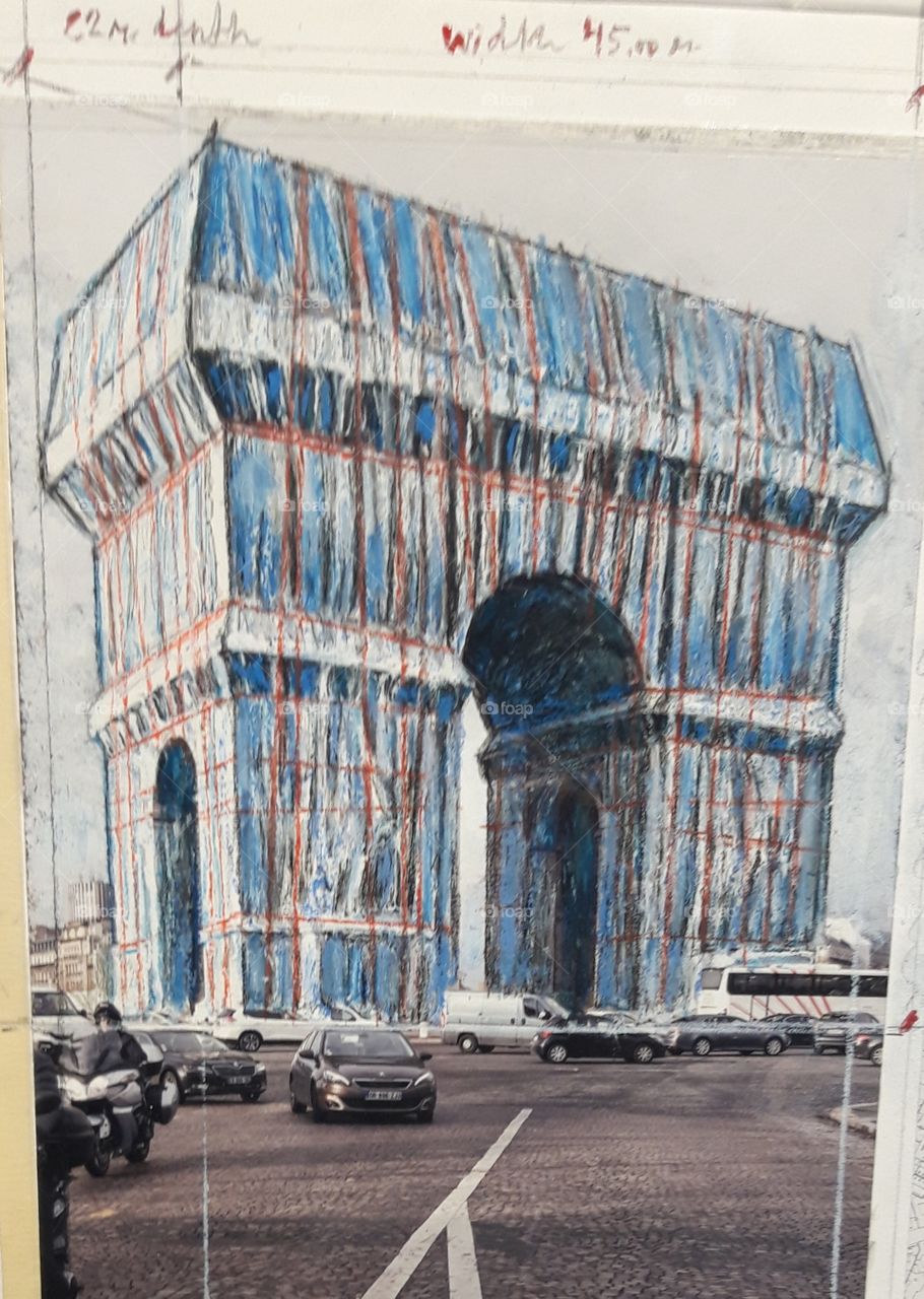 Christo will wrap up Arc de Triomphe