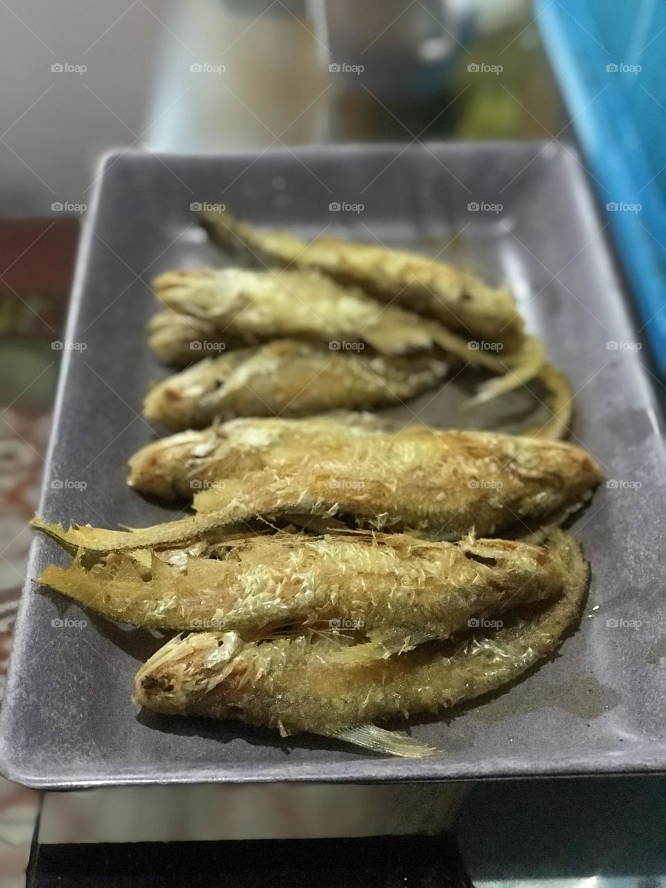 Crispy Fish (Fried Ikan Gonjeng)- This type of fish is only found in my country, Sarawak