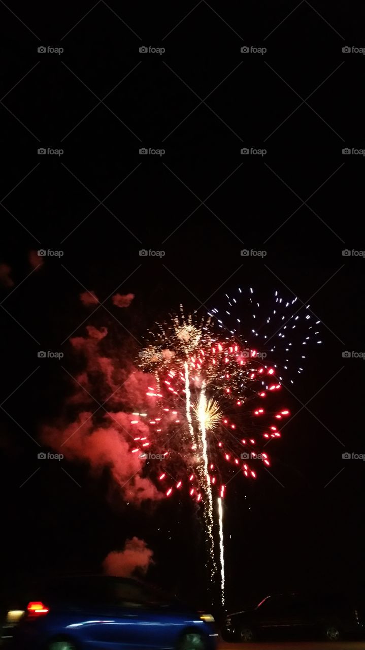 Fireworks, Flame, Dark, Christmas, Festival