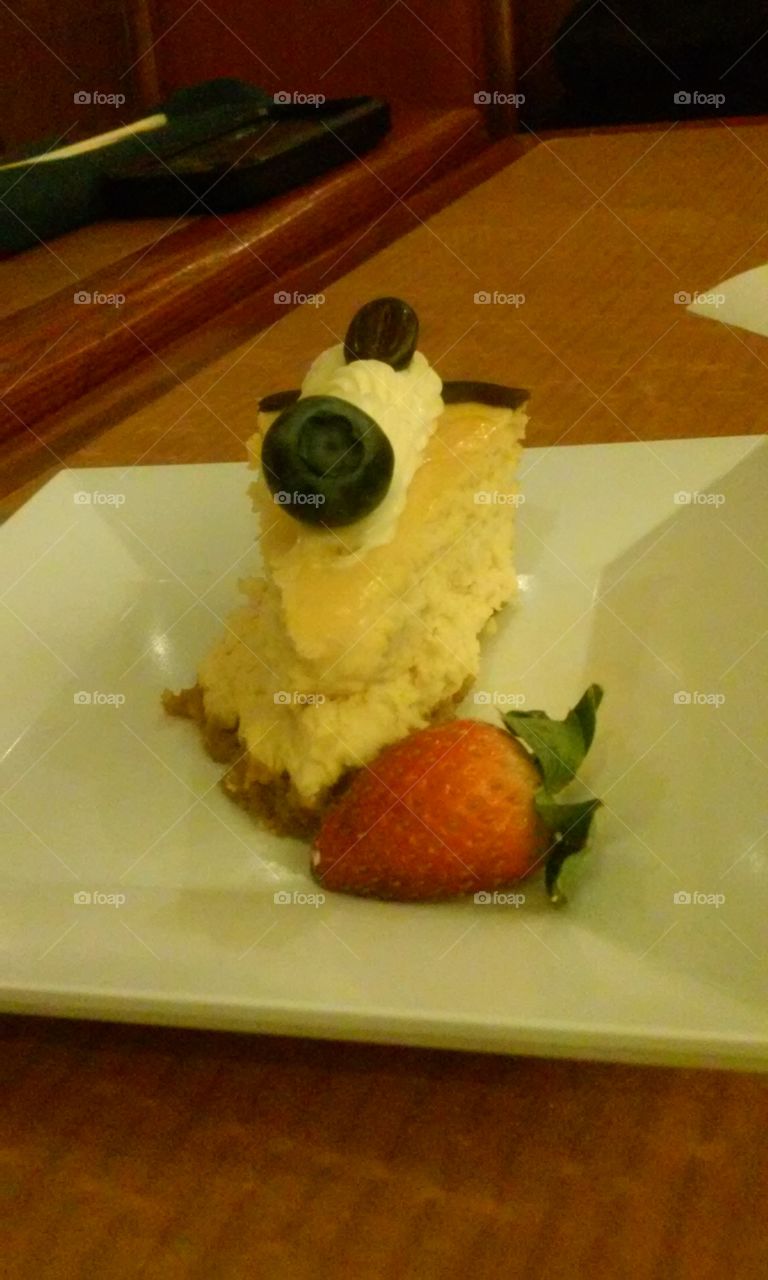 Yummy Cheesecake dessert.