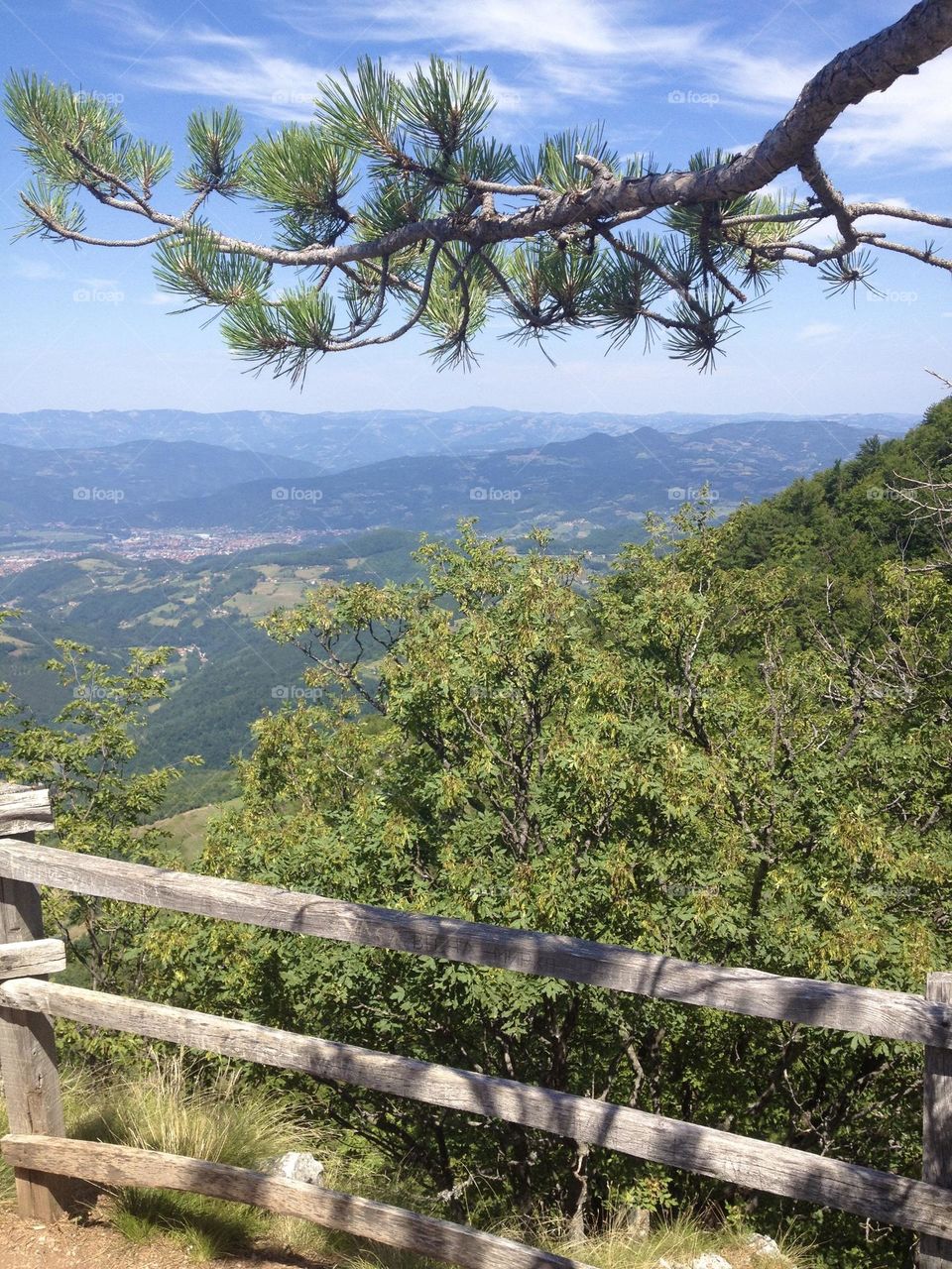 View from a mountain Tara