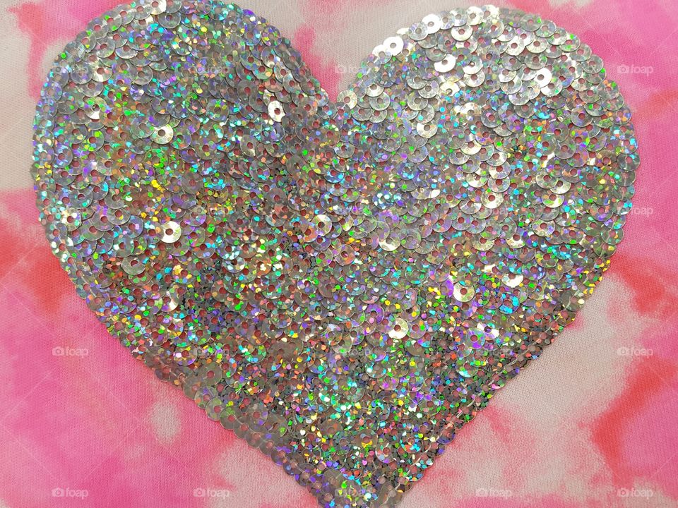 Silver sequence heart