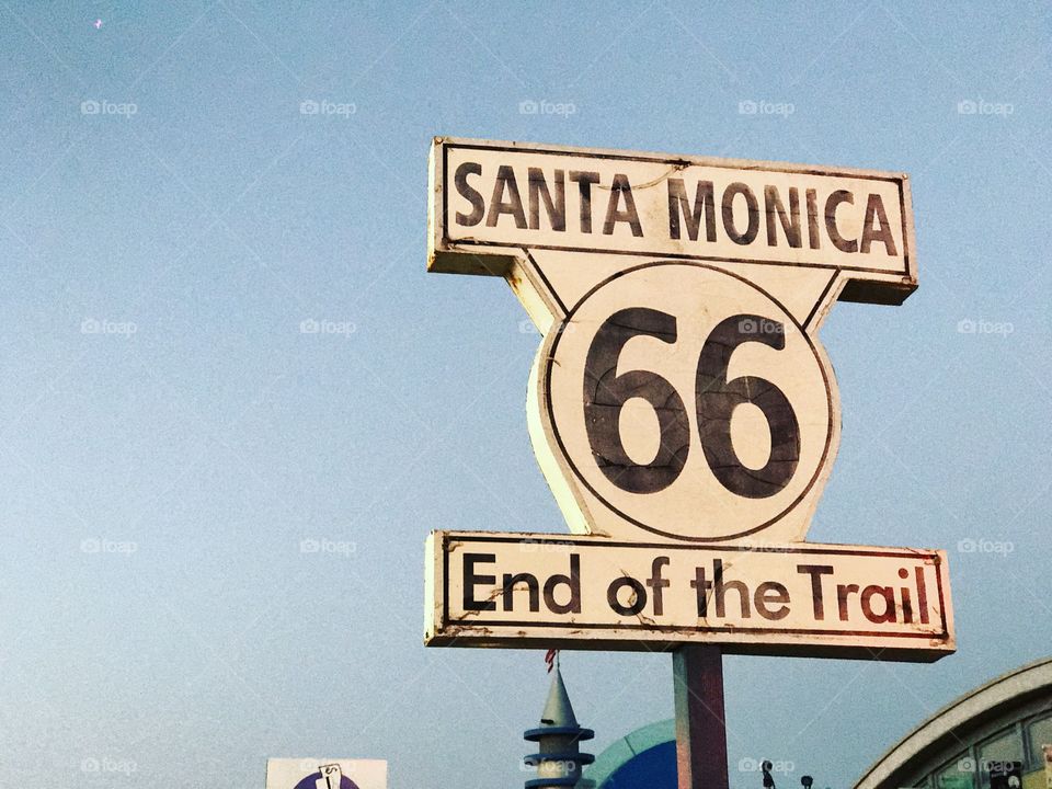 Santa Monica 
End of the trail 