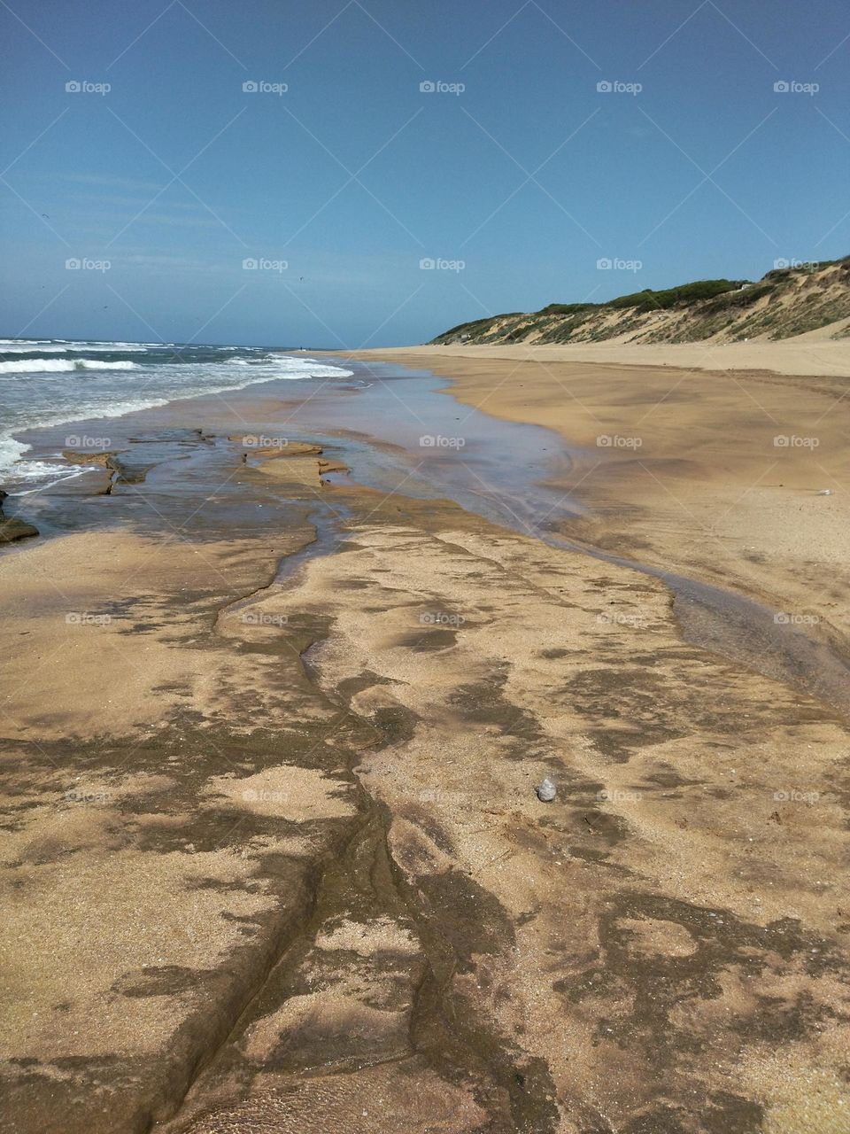 find myself on the beach