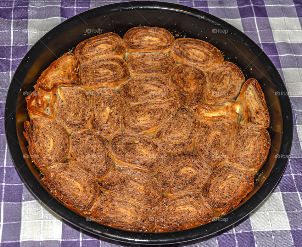 Rose baklava