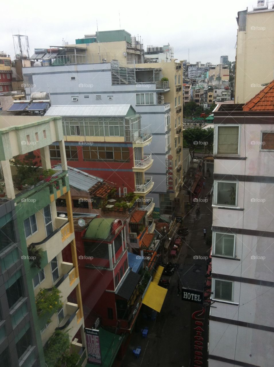 Ho Chi Minh City. view from above