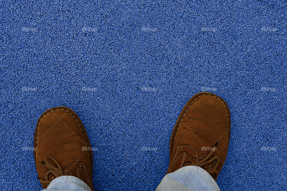 From where I stand ... blue