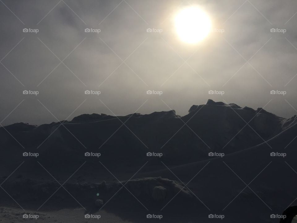 Sunset, Dawn, Landscape, Fog, Mountain