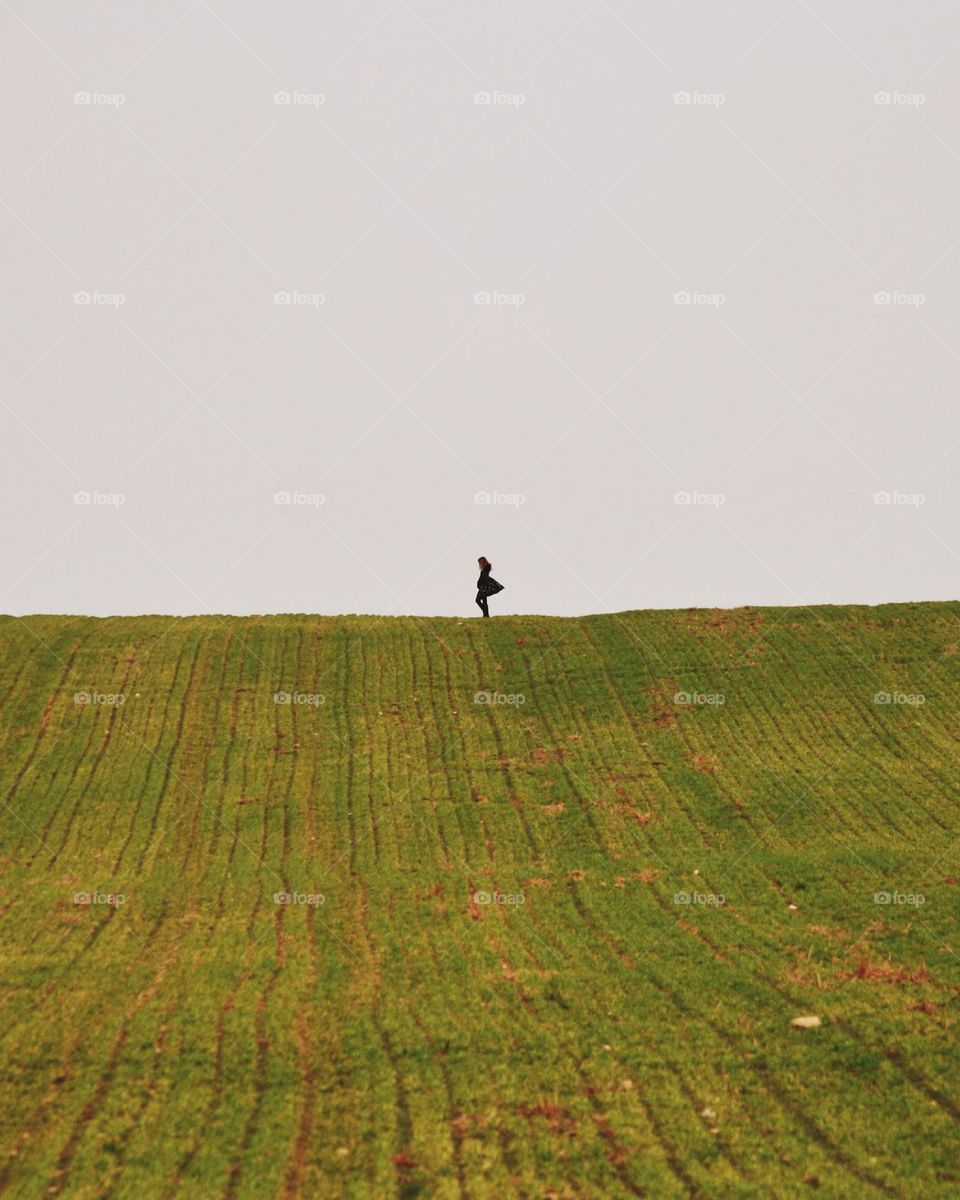 Girl in the field