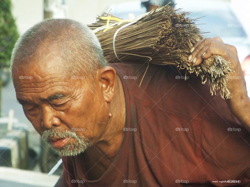 A true fighter of life. never complain of his life..never give up to fight as long as the day gives him a chance to walk through