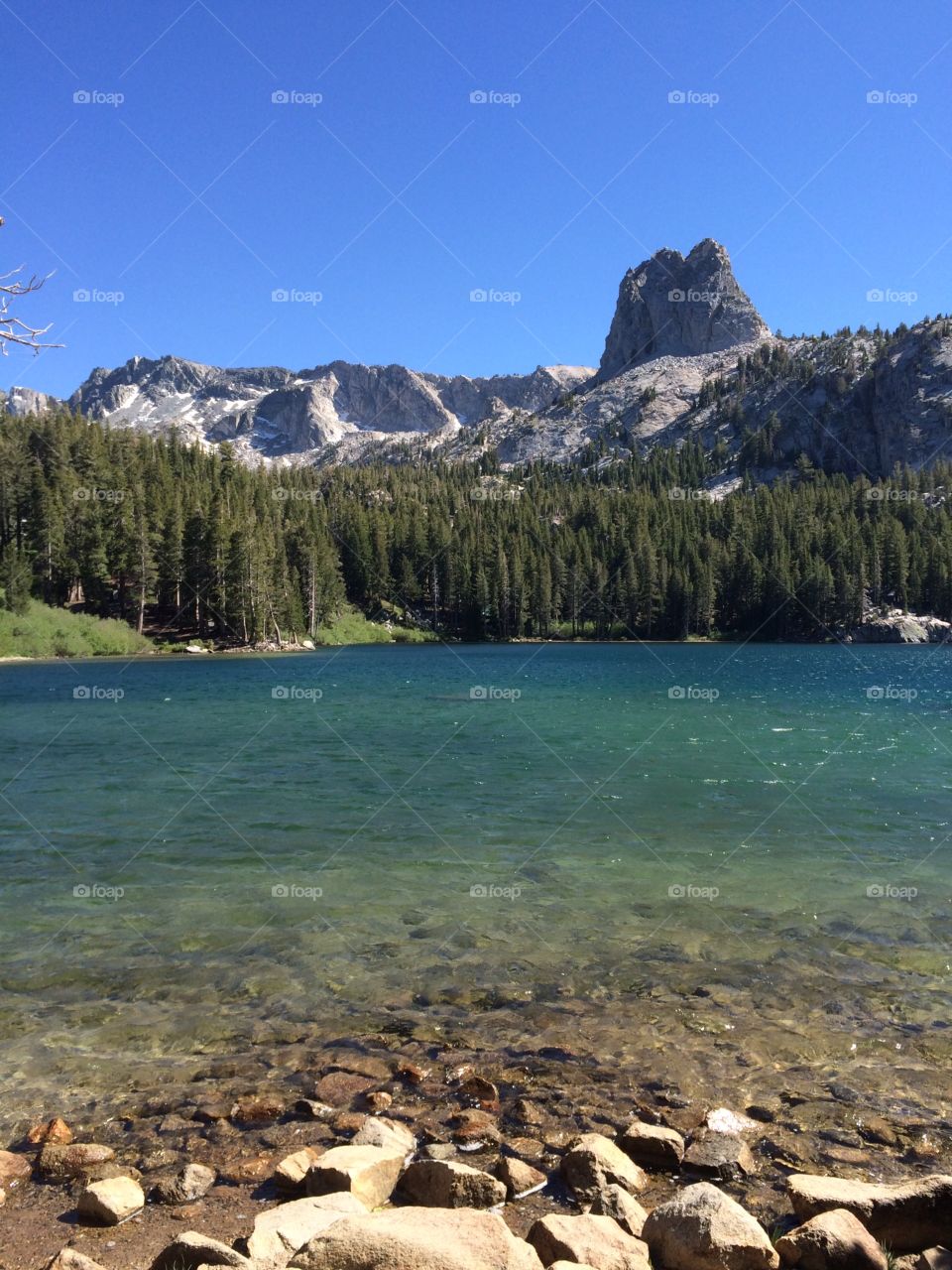 Lake in the Sierras