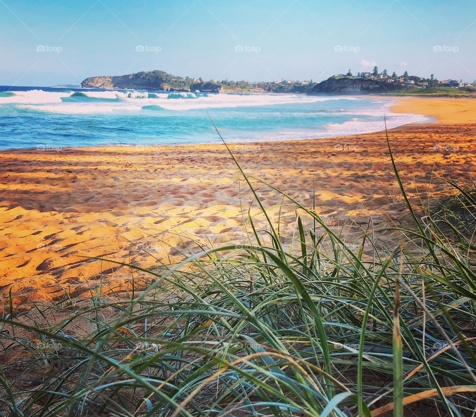 Late afternoon at the beach 