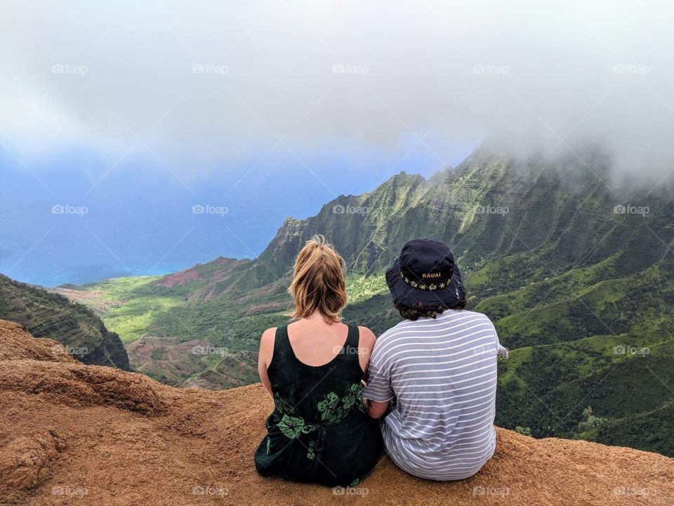 Breath in every moment. Waimea Canyon, Kauai, Hawaii