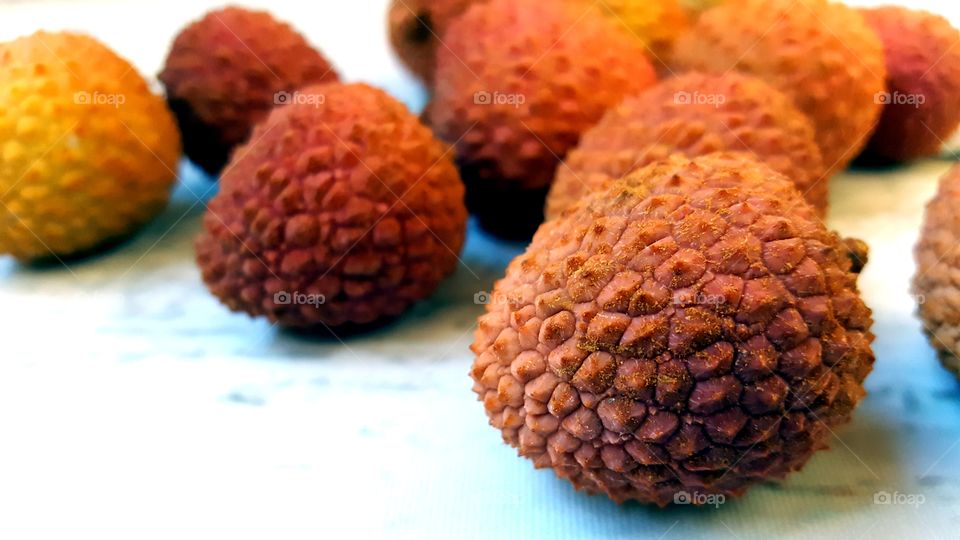 Lychee closeup