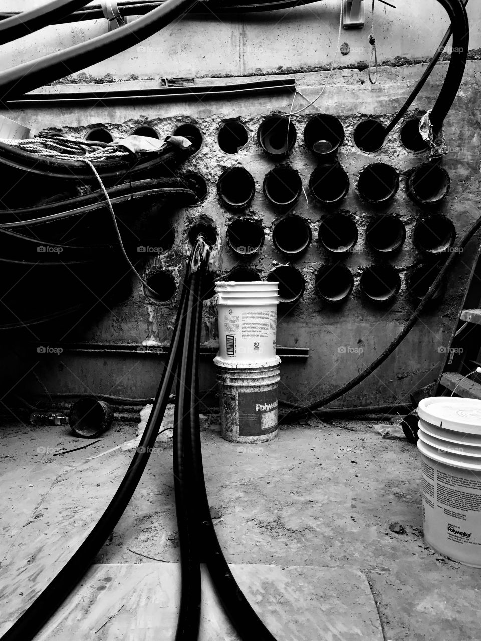 Day at work. Electrical Art