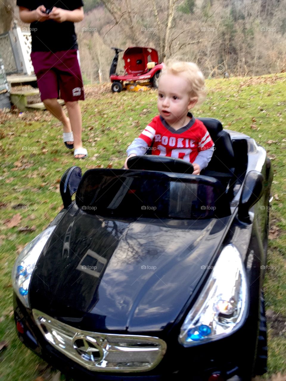 Riding around in my automobile 