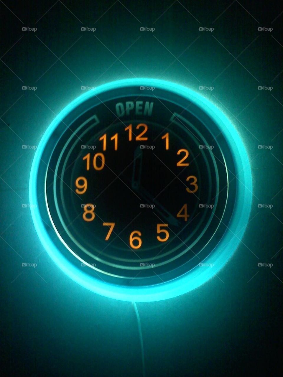 Light Up Diner Clock