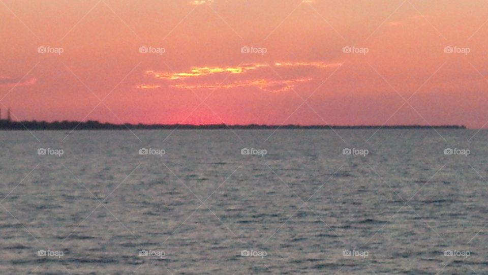 coast sunset
