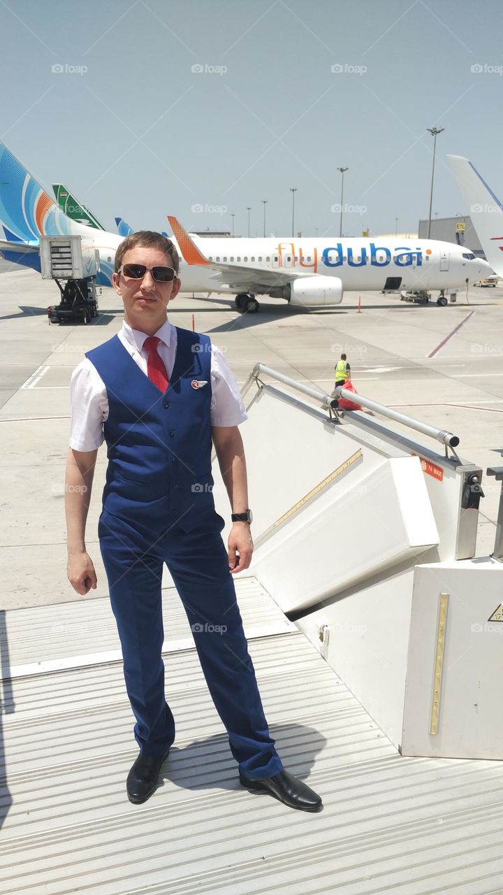 The flight attendant is my favorite job where I felt happy