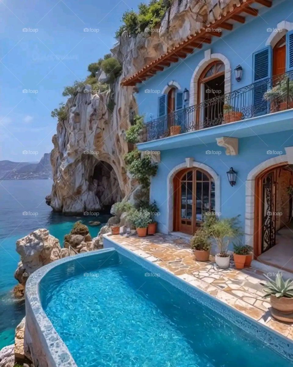 Glory be to God, the magnificent and picturesque view and the natural green trees are a view that is nothing more wonderful than it