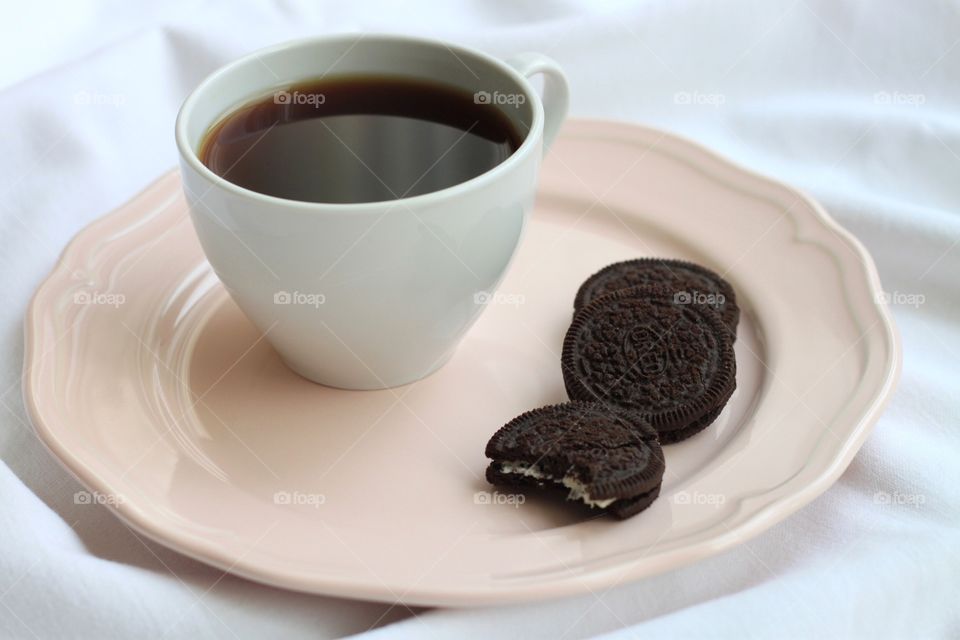 Coffee and cocoa biscuits