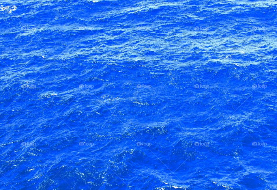 Blue water