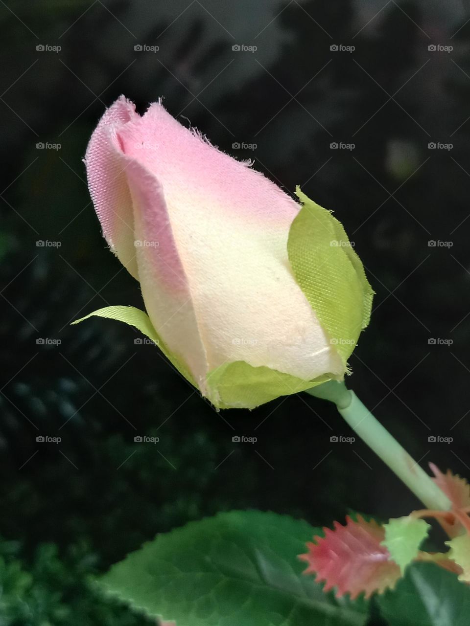 artificial pink flower
