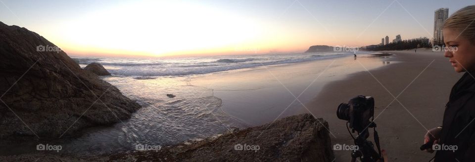 Dawn Beach Panoramic