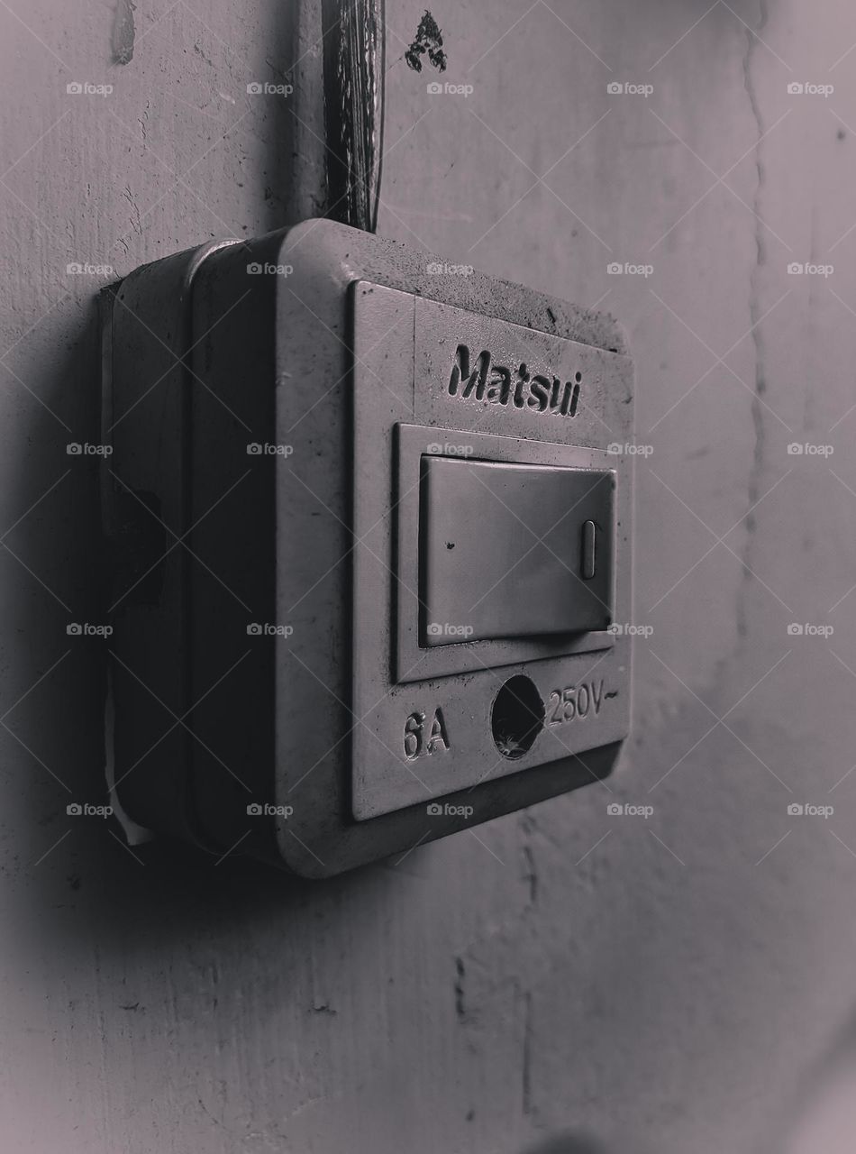 worn out old switch