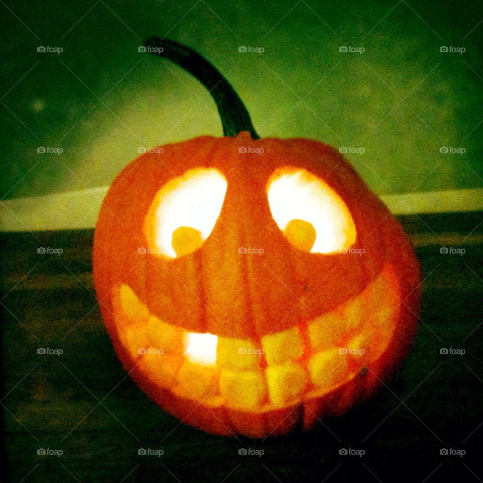 Jack Lantern at Halloween.