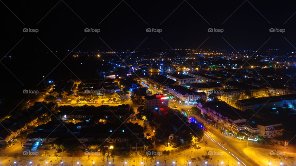 City, Dusk, Downtown, Traffic, Street