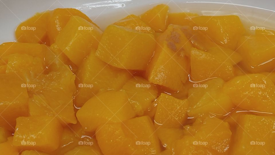 diced peaches in syrup