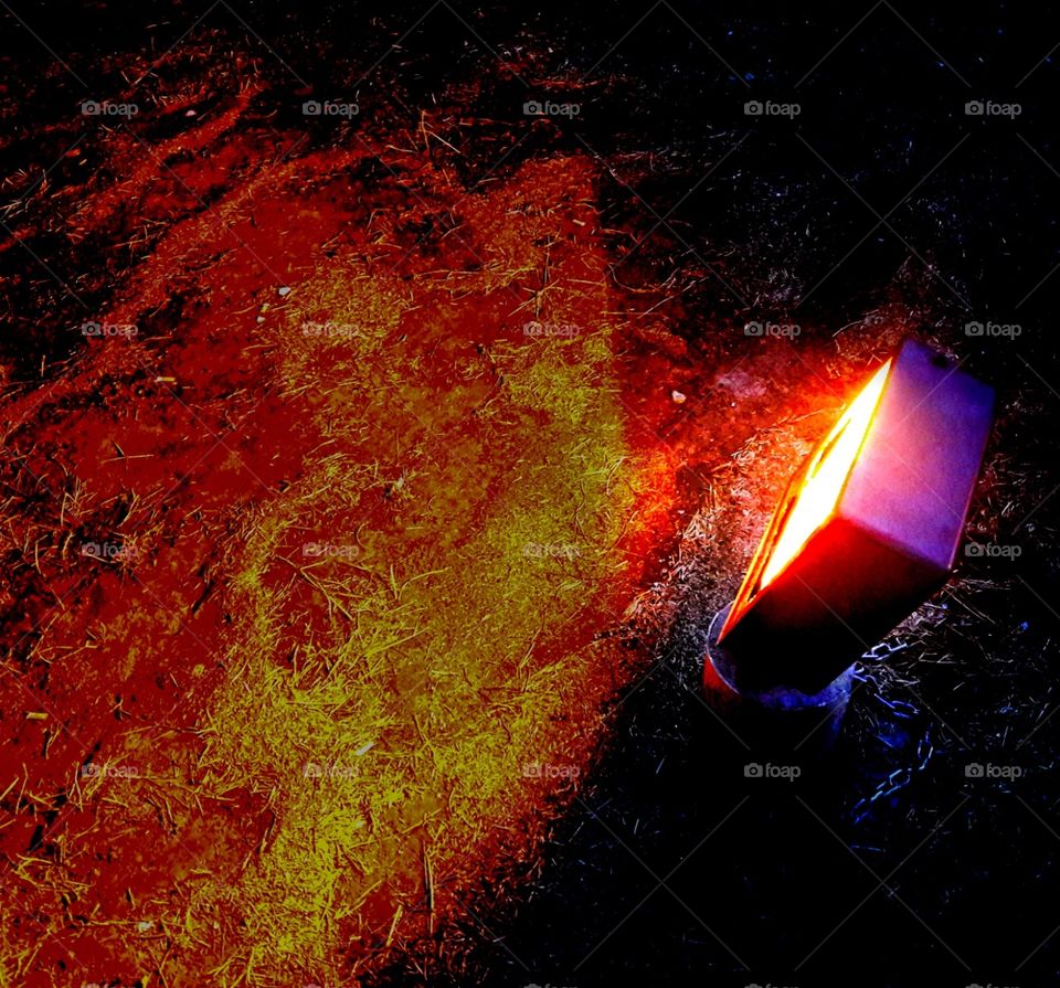 light in the nigth in Ferrara