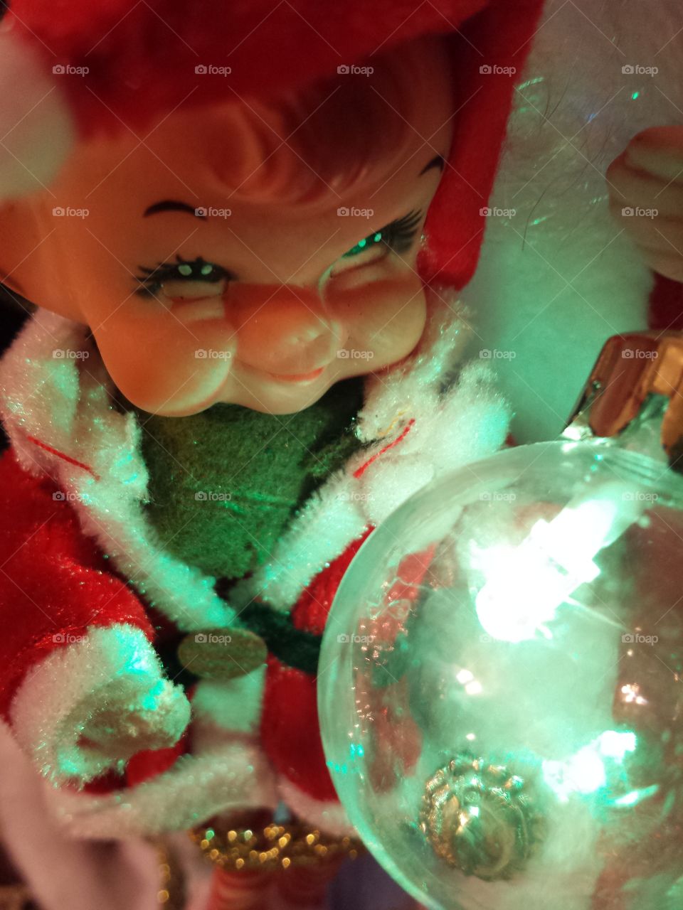 Elfie in a Santa Suit