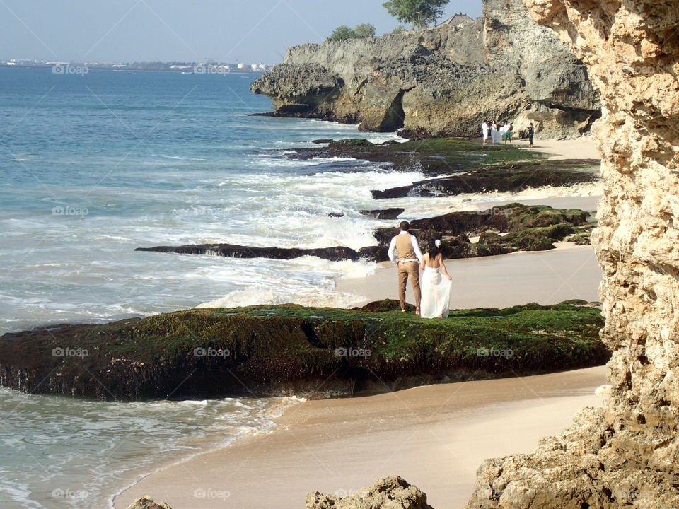 Beach wedding Bali