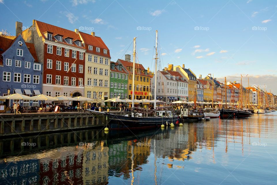 Stunning architecture and atmosphere in Nyhavn in Copenhagen 