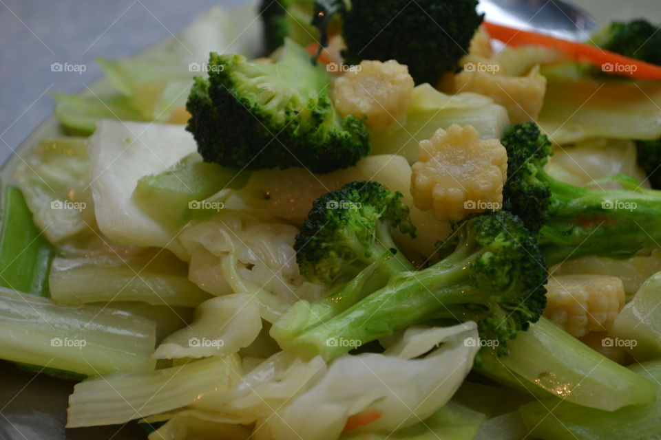 Chinese stirfry stir fry corn, veggies