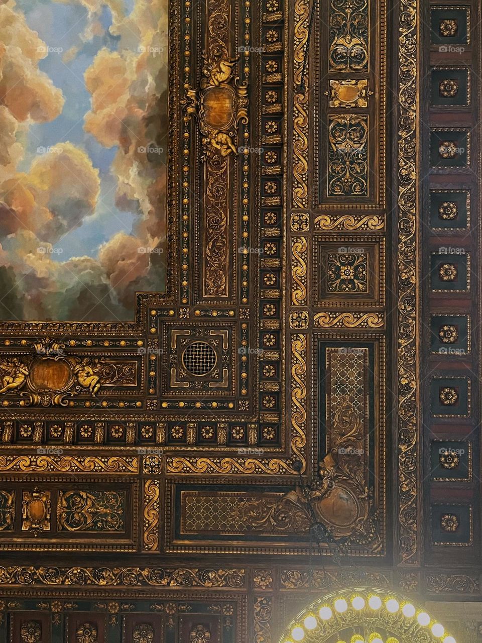 New York public library lyceum chilling-beaux arts