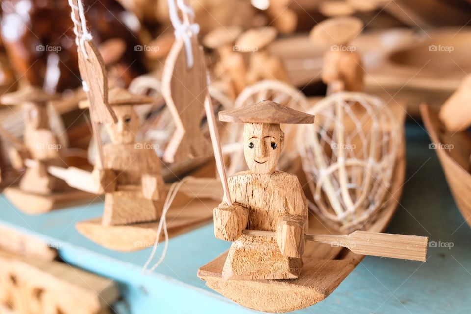 Wooden souvenirs