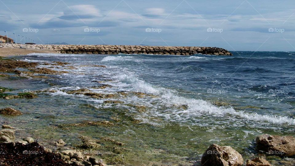 sea by Marseille, France