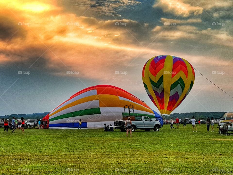Hot Air Balloons Festival . Readington, NJ 