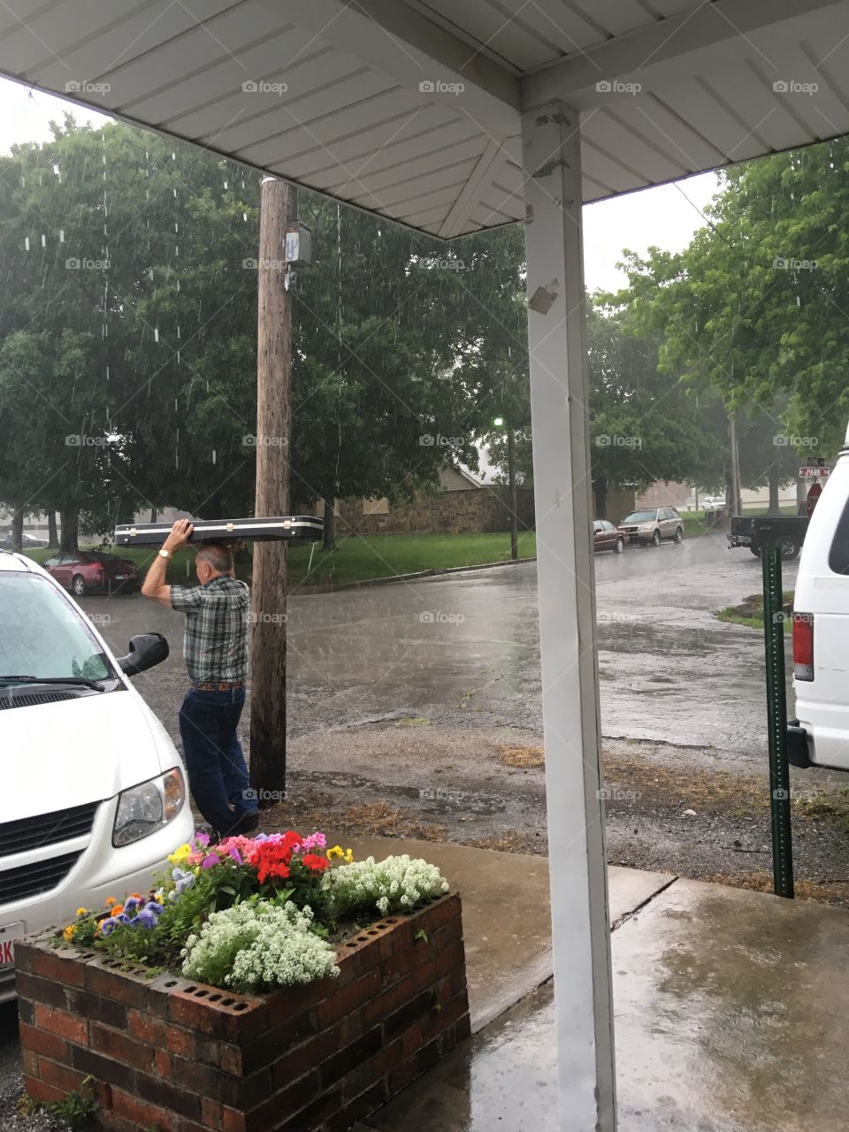 More rain! Oh no! We really don’t need any more do we? Got thunder and lightening too.