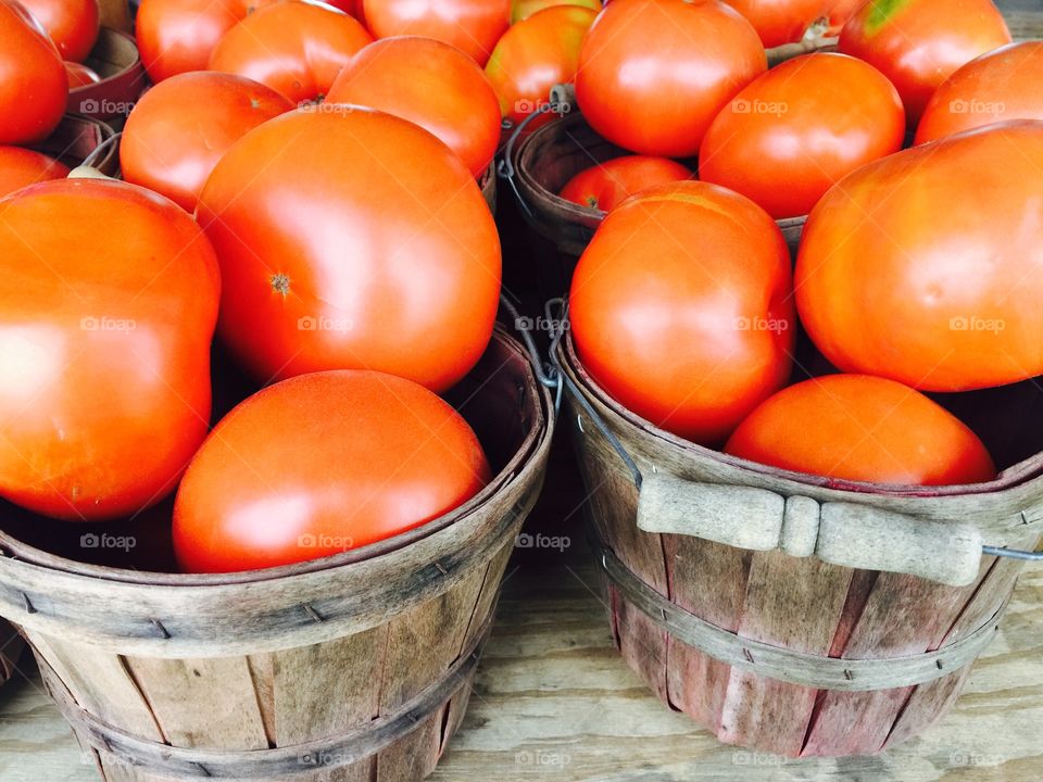 Big tomatoes we saw at the farmers market in Texas 