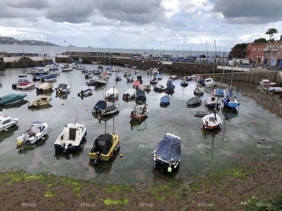 Those rain clouds fell but not before l got this lovely shot of Paignton Harbor in Devon, UK