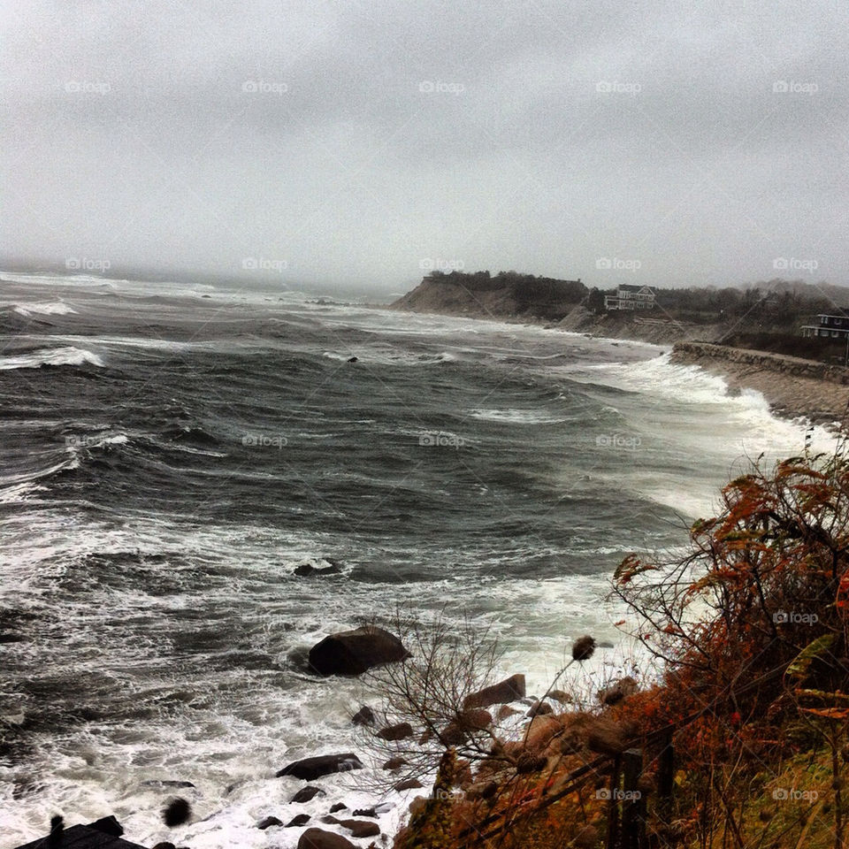 ocean massachusetts waves stormy by sherrih