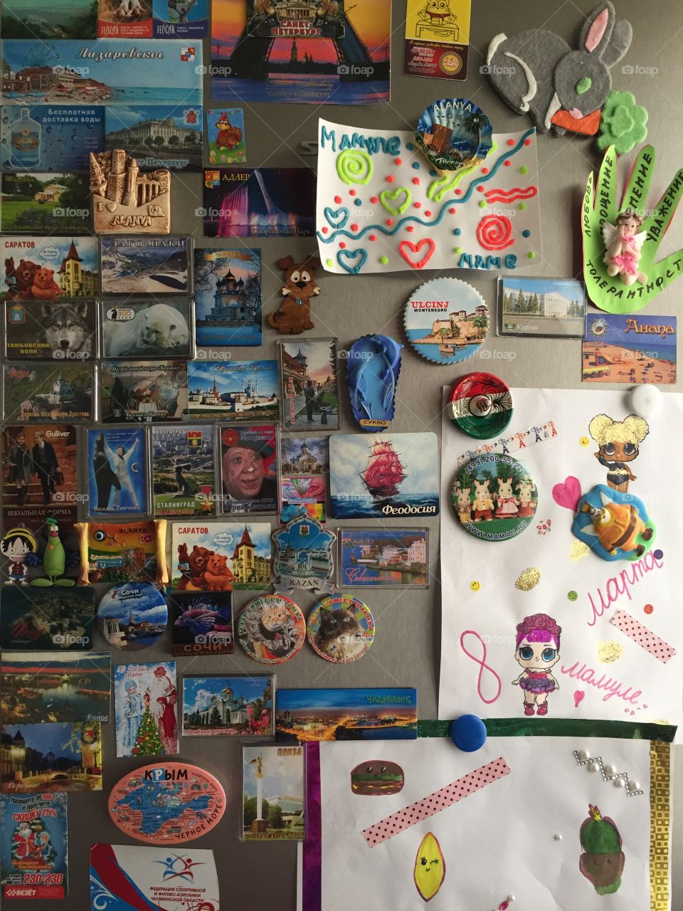 The kitchen in a house with children