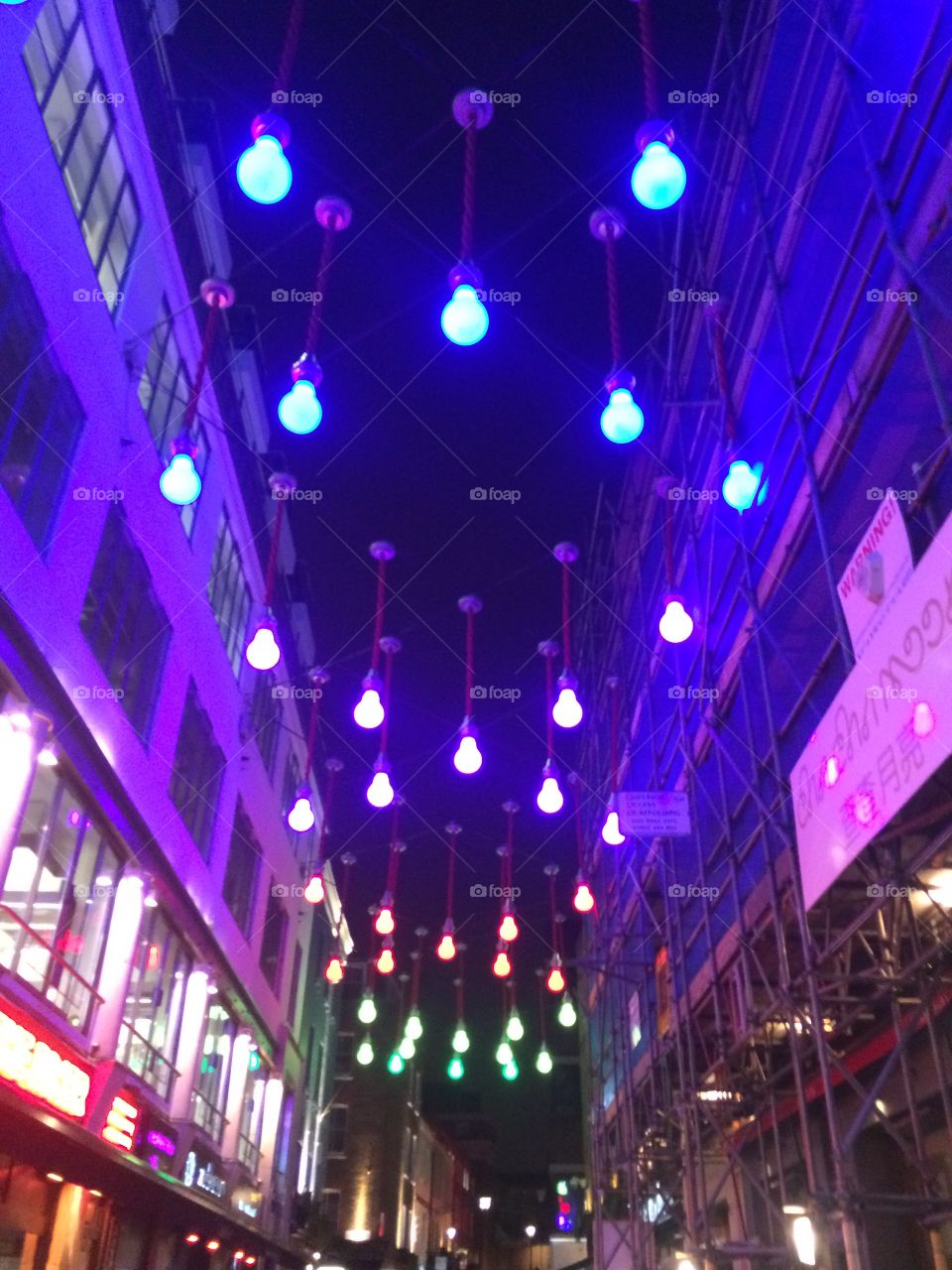 Lights in Oxford Circus