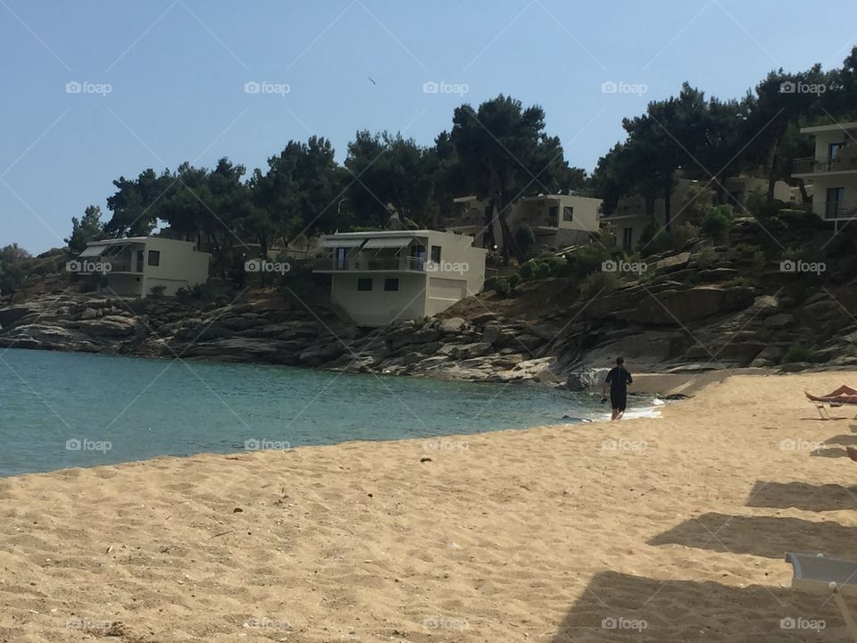 Beach in Greece Resort near Kavala